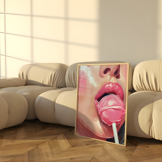 Maximalist Printable Feminist eclectic wall art(Original Artwork)