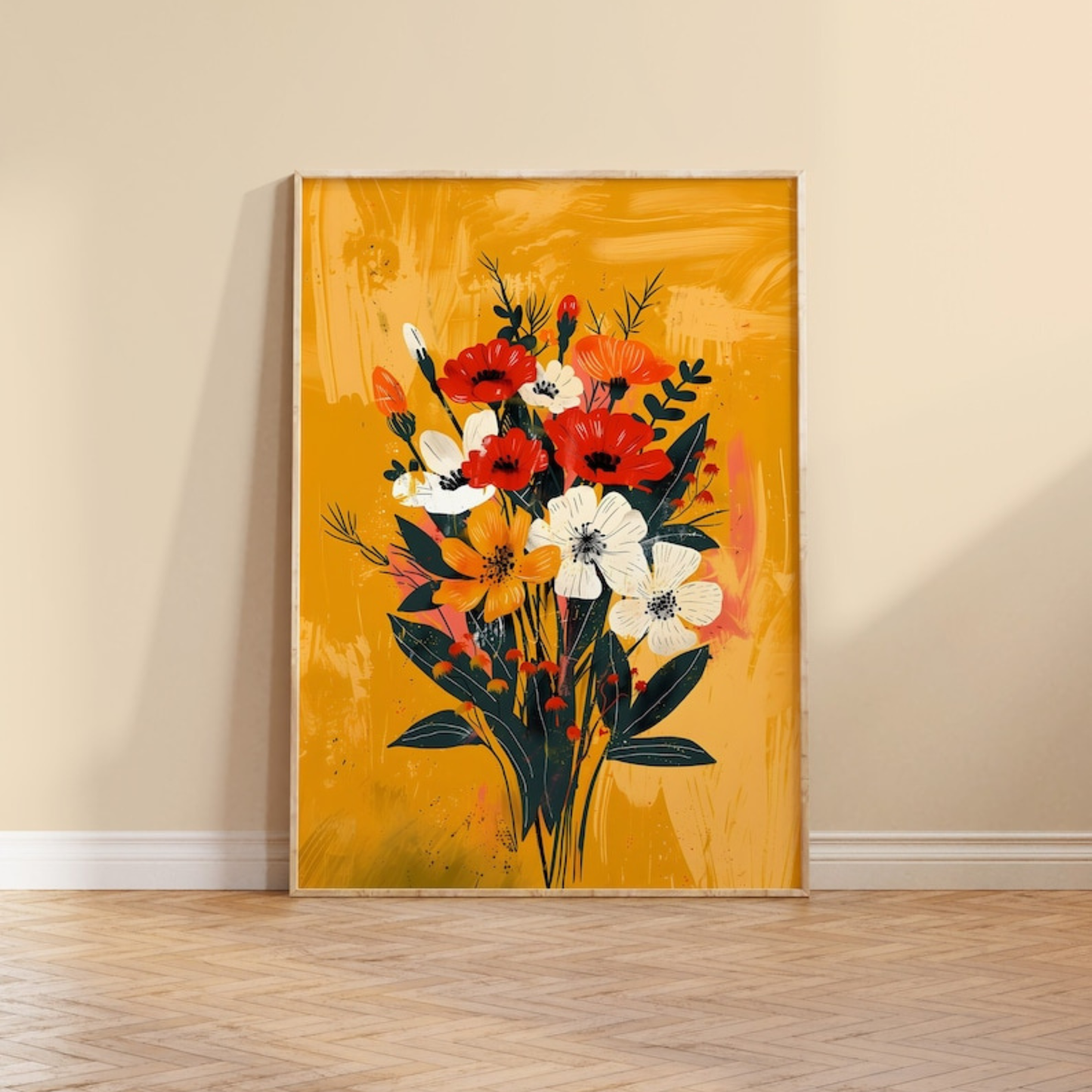 Maximalist Printable eclectic wall art(Original Artwork)