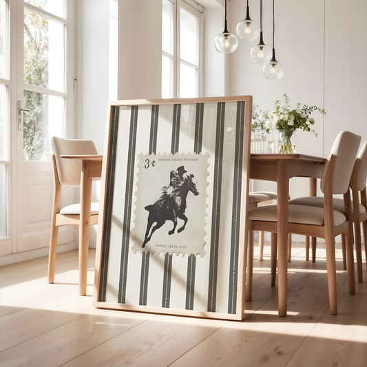 Western Bedroom Poster Cowboy Wall Art(Original Artwork)