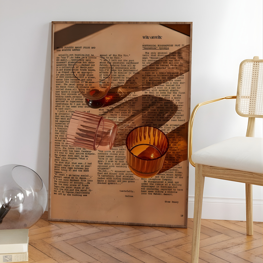 Typography Trendy Wall Art(Original Artwork)