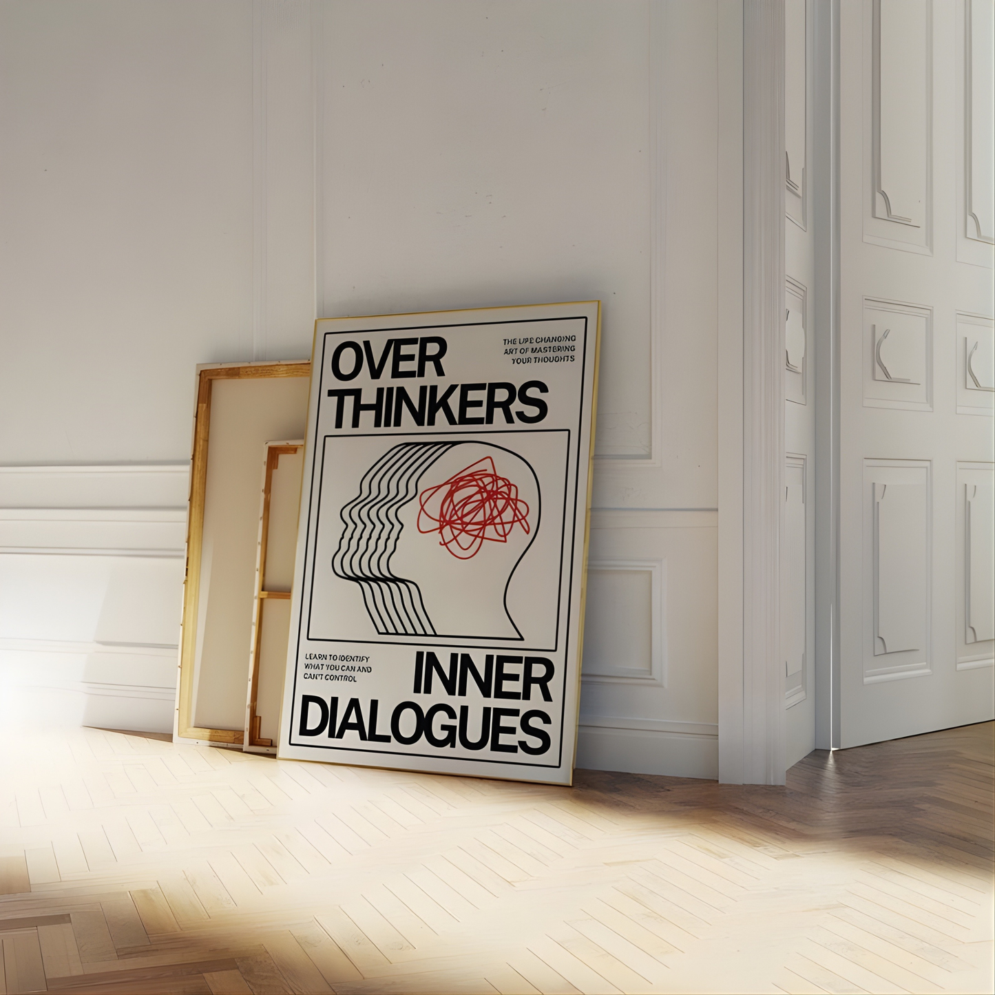 Overthinkers Digital Retro Wall Art(Original Artwork)