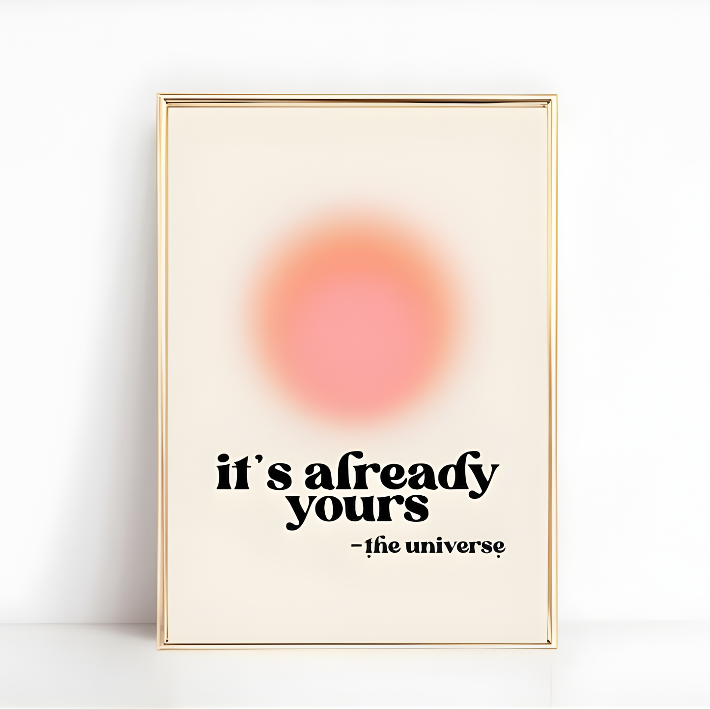 affirmation Digital Retro Wall Art(Original Artwork)