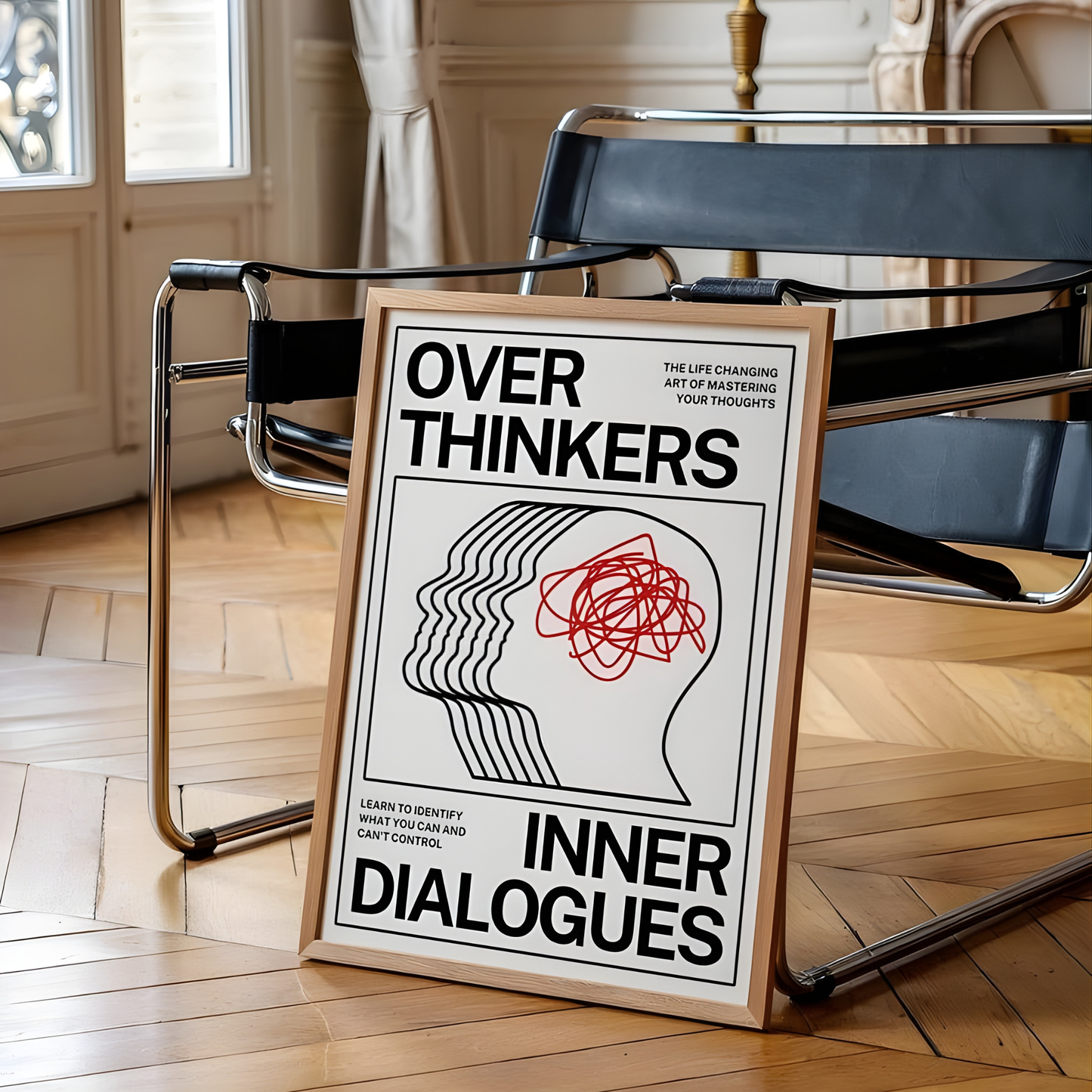 Overthinkers Digital Retro Wall Art(Original Artwork)