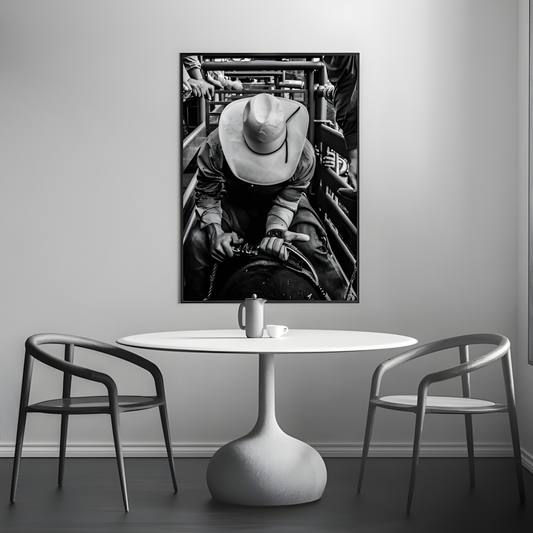 Black and White Western Wall Art