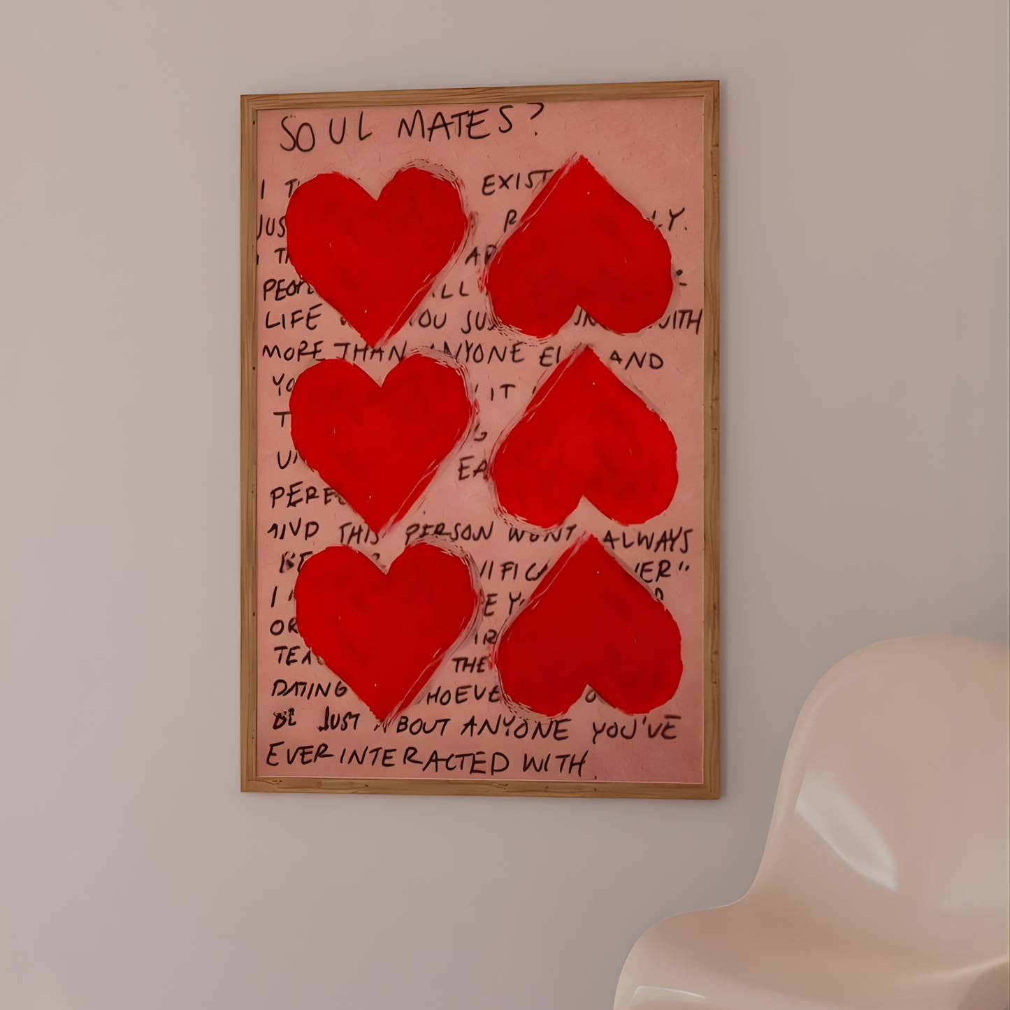 Soulmate Love Letter wall art(Original Artwork)