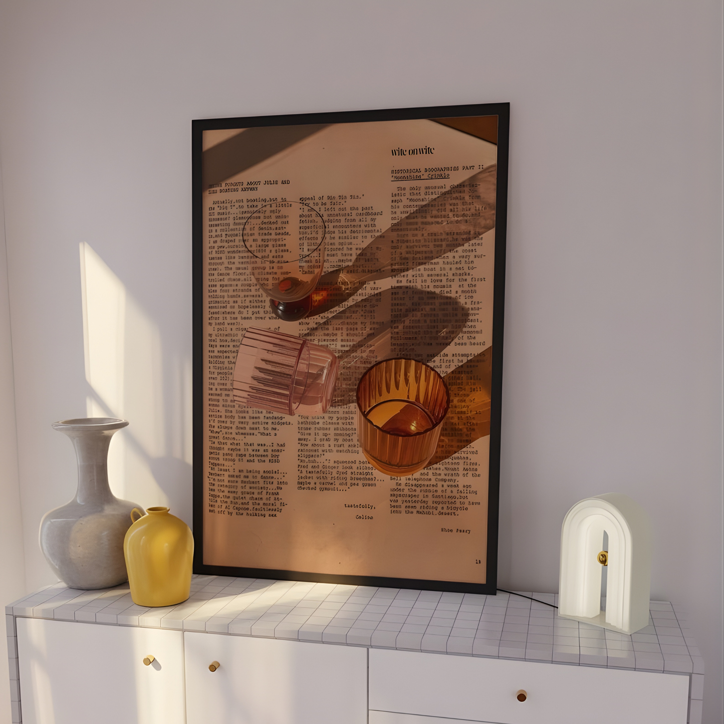 Typography Trendy Wall Art(Original Artwork)