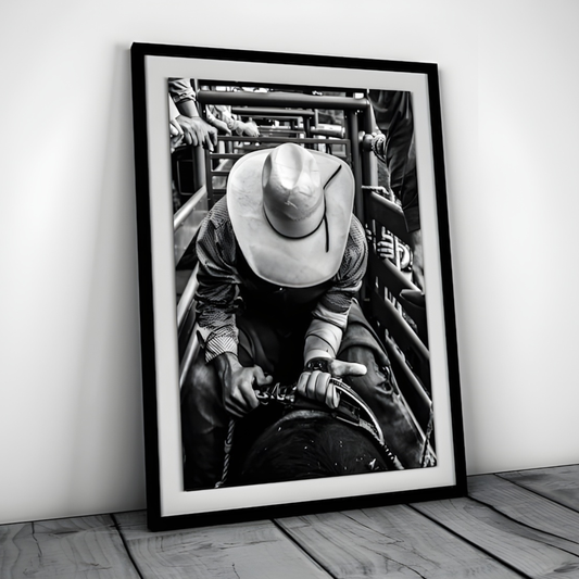 Black and White Western Wall Art