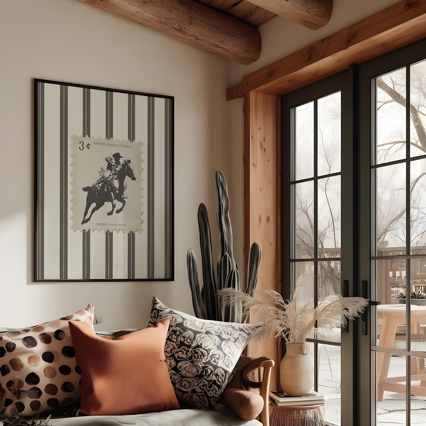 Western Bedroom Poster Cowboy Wall Art(Original Artwork)