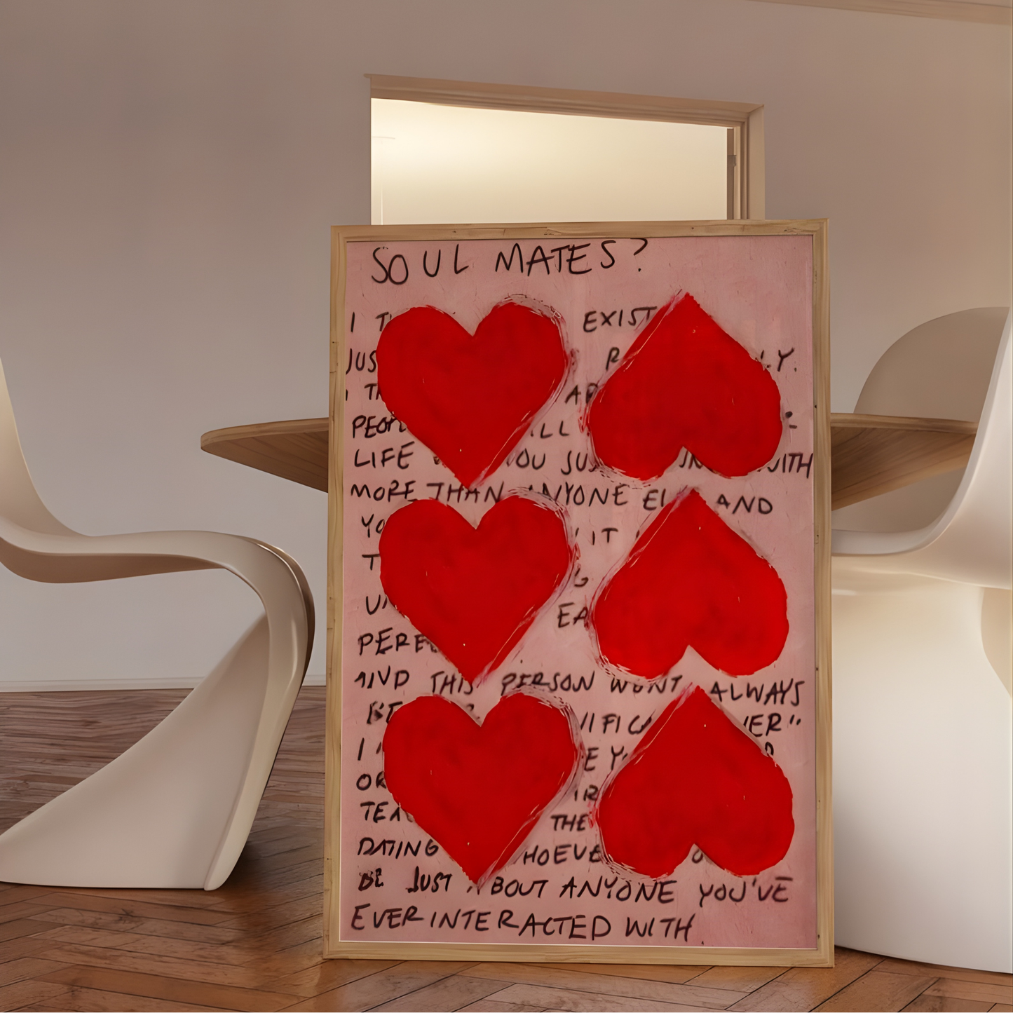 Soulmate Love Letter wall art(Original Artwork)