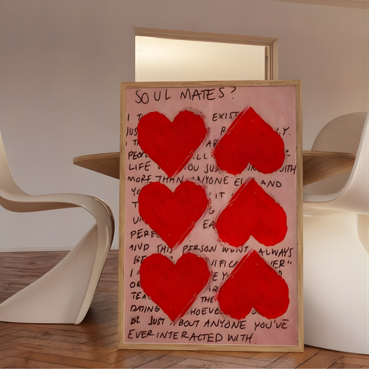 Soulmate Love Letter wall art(Original Artwork)