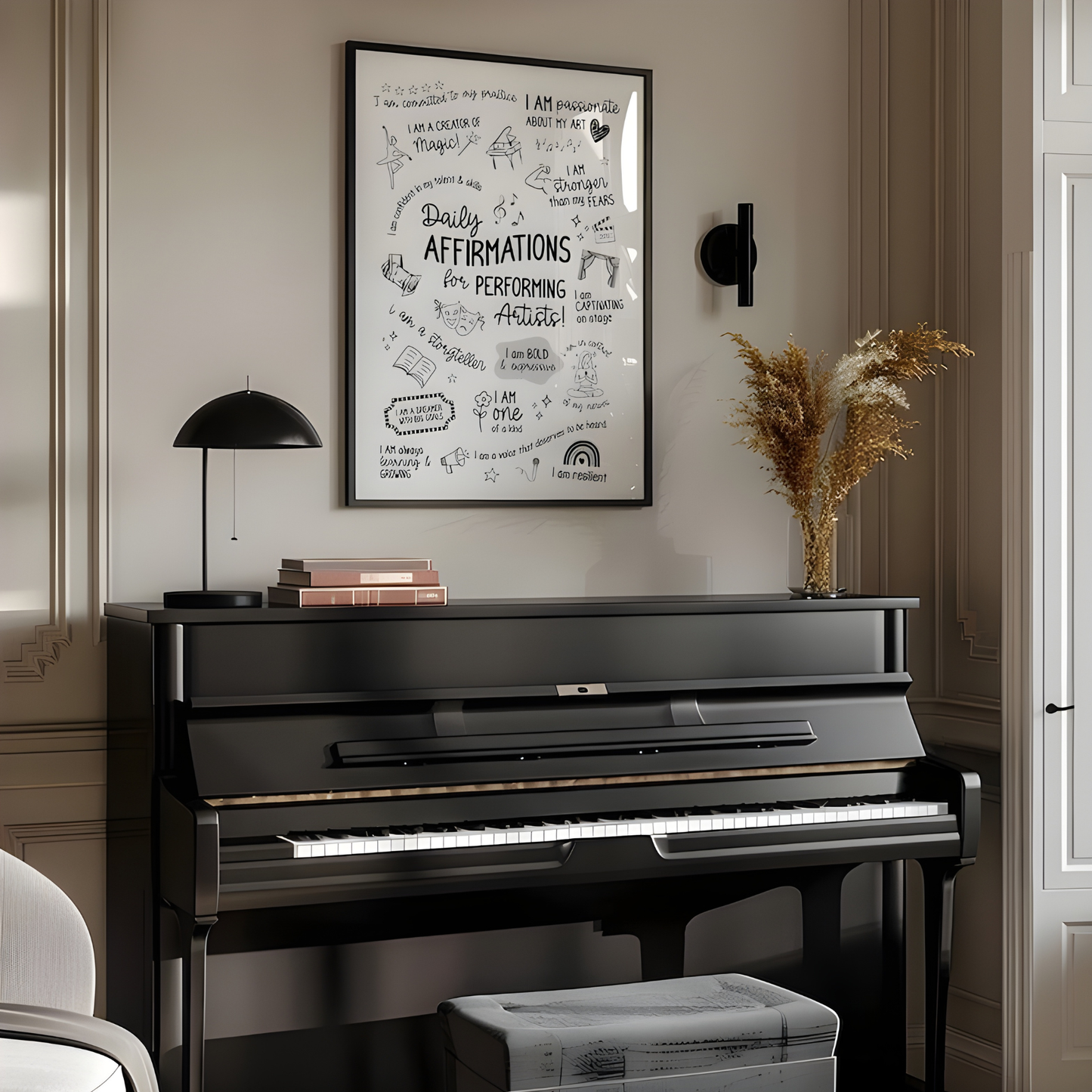 Theatre Inspirational Quote Digital Wall Art(Original Artwork)