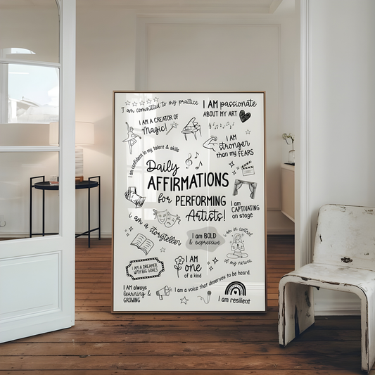 Theatre Inspirational Quote Digital Wall Art(Original Artwork)