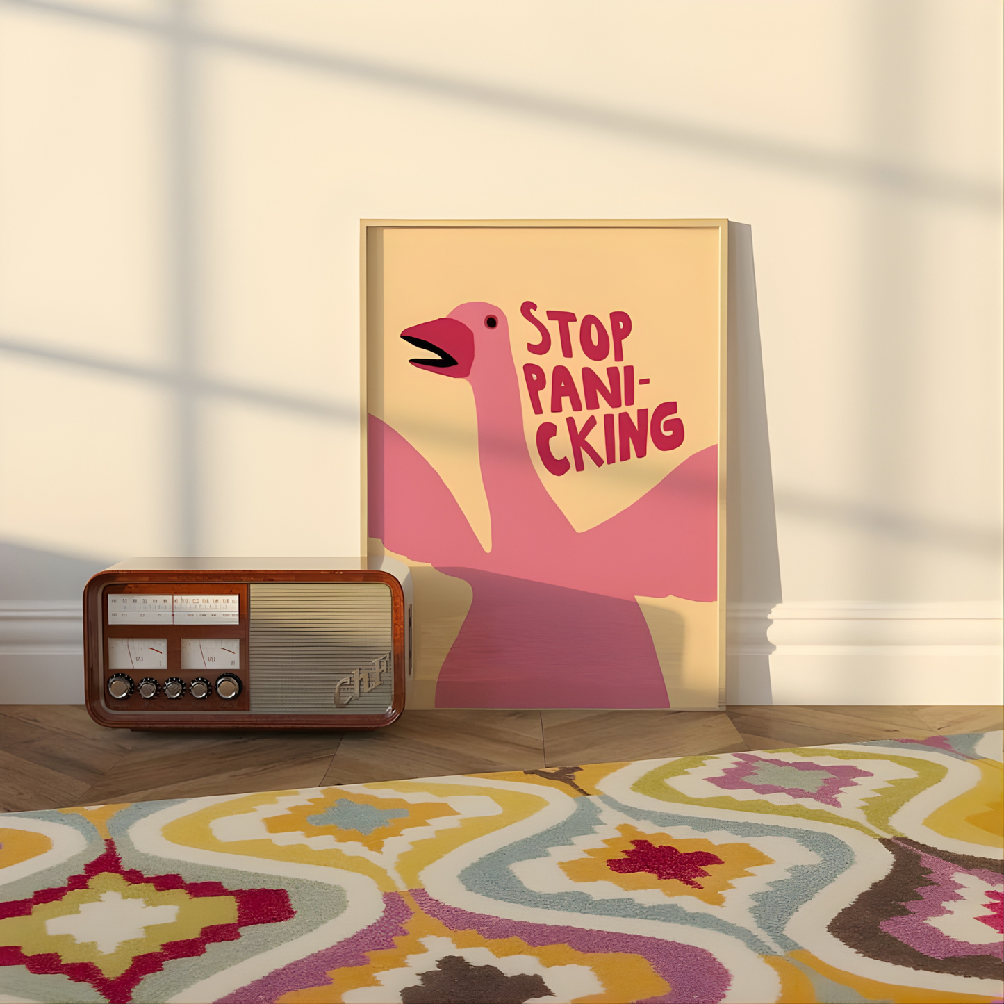 Maximalist Printable eclectic wall art(Original Artwork)