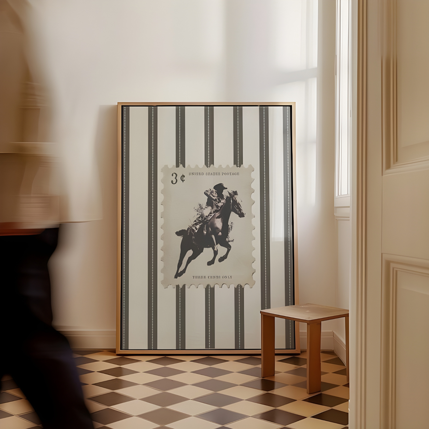 Western Bedroom Poster Cowboy Wall Art(Original Artwork)